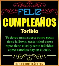 GIF Frases de Cumpleaños Toribio